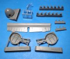 Fw 190A-3 Fw 190A-4 Wheel Wells and Wheels Set for Tamiya