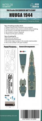 IJN Carrier Battleship Huuga 1944 (For Fujimi 431307)