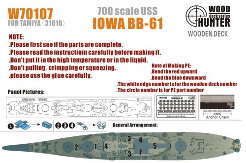 IOWA Bb-61 (For Tamiya 31616)