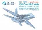 Декаль интерьера кабины F/A-18A++ (Hasegawa)