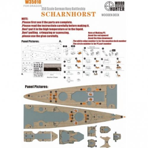 WWII German Battlecruiser Scharnhorst