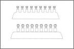 Hexagonal bolt head 0,8 mm (44 pcs)