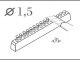    Hexagonal bolt head 1,5 mm (60 pcs) (Special Hobby)