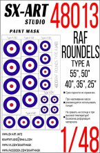 Raf Roundels Type A (55?, 50?, 40?, 35?, 25?)