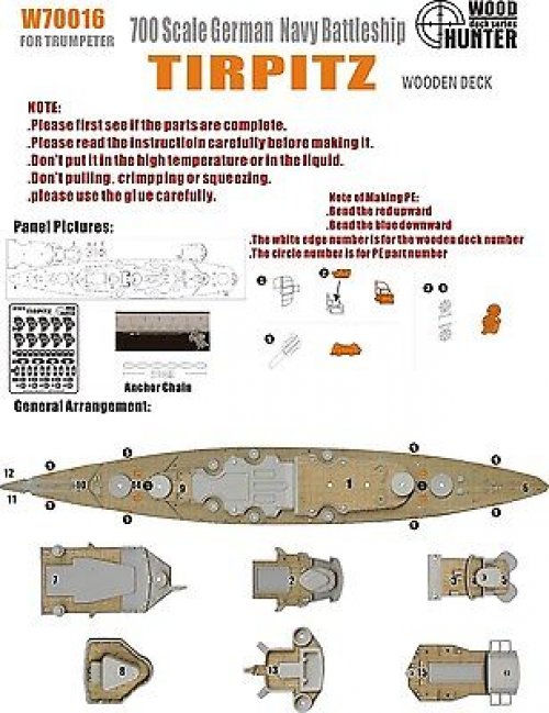 WWII German Battleship Tirpitz