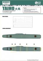 Tayiho IJN aircrafftcarrier flight deck mark paint mask