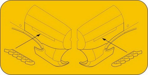 Typhoon Mk.I - Exhausts for Airfix kit