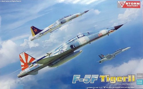 F-5F Tiger II two-seat, trainer Fighter aircraft  scale 1/32,  US NAVY VFC-111 & USMC VMFT-401