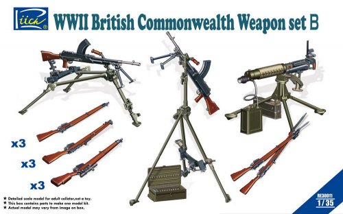 WWII British Commonwealth Weapon Set B