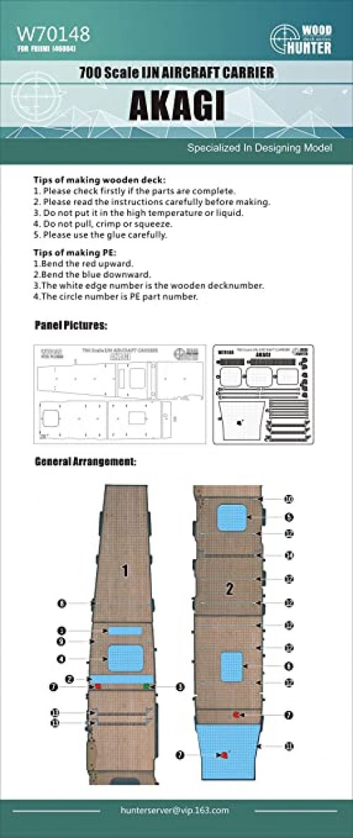 IJN Aircraft Carrier Akagi(For Fujimi 46004)