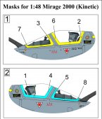 Mirage 2000C (1/48, Kinetic)