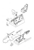 F-86F Sabre - Interior set for Airfix kit