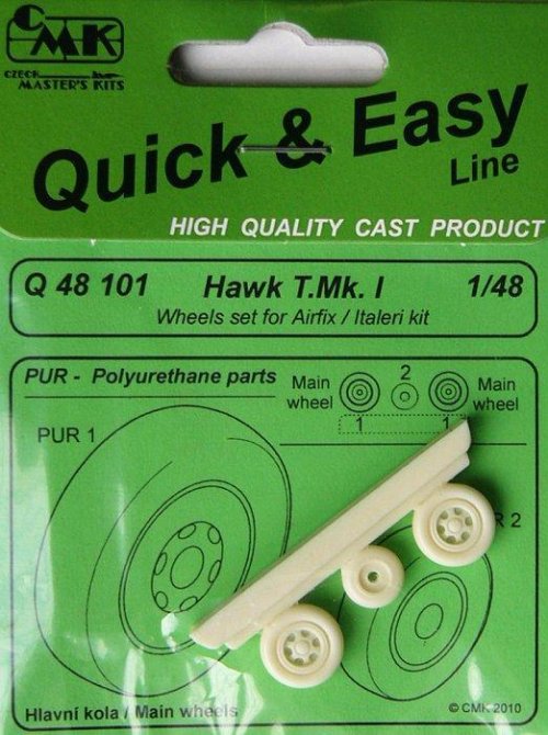 Hawk T.Mk.I Wheels for Air/Italeri kit