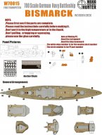 German Navy Battleship Bismarck Wooden Deck