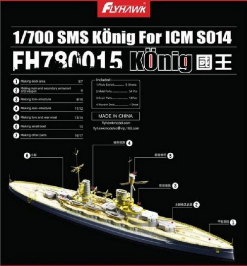 WWI SMS Konig  (FOR  ICM S014)