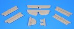 P-40B/C - Control surfaces for Airfix kit