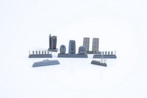 Fw 189A-1/2 - Engine Set (port wing) / for ICM kit