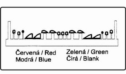 Navigation lights - clear, red, blue, green