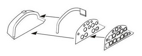 Caberra PR Mk.9 Instrument panel for Airf.