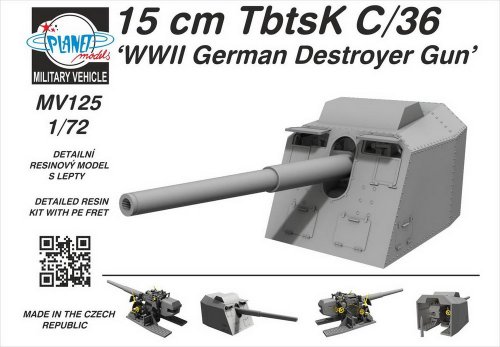 15 cm TbtsK C/36 WWII German Destroyer Gun