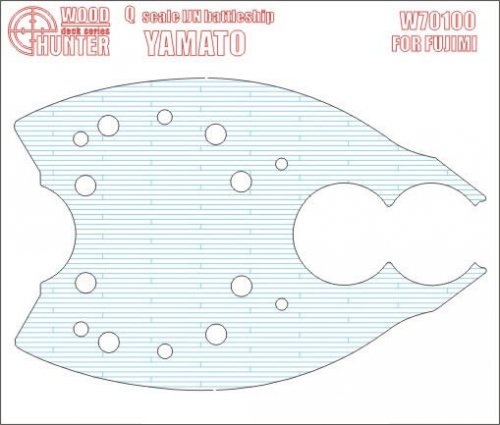 Q Scale IJN Battleship Yamato (For Fujimi 421605)