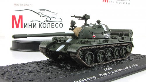 T-55A Polish Army Prague (Czechoslovakia)