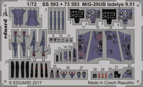 MiG-29UB Izdelye 9.51 TRUMPETER