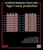 3D printed Workable track links for Tiger I early