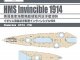    HMS Invincible 1914 Wooden Dec (FlyHawk Model)