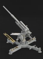 WWII German 88mm FlaK 37 mit Behelfslafette (For DRAGON 6523)