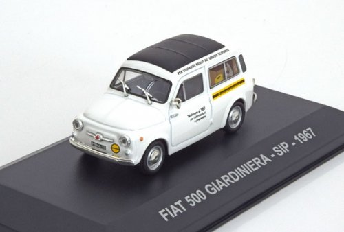 FIAT 500 GIARDINIERA "SIP" 1967 White/Black