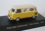 FIAT 600 FURGONE "TRE ROSSI" 1957 Yellow/Brown