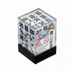 Набор белых игровых кубиков «36D6»