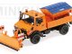    MERCEDES UNIMOG 1300 L - &#039;SCHNEEPFLUG&#039; - ORANGE (Minichamps)