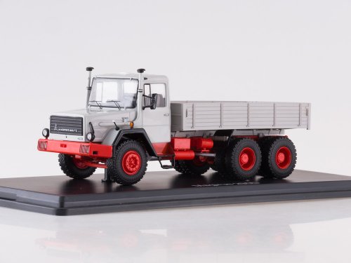 Magirus 290 D, grey/red, Pritsche