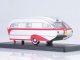    Aero Flite Falcon Travel Trailer, silver/red (Neo Scale Models)