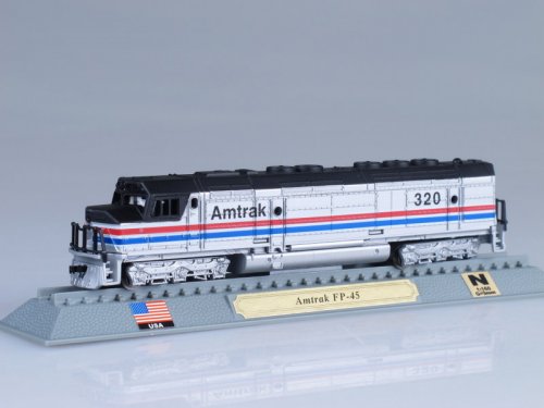 AMTRAK FP-45 diesel electric locomotive USA 1967