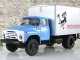 Масштабная коллекционная модель Фургон с грузоподъёмным бортом У-165 Молоко (на шасси ЗИЛ-130) (Автоистория (АИСТ))