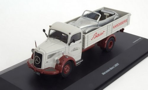 MERCEDES-BENZ L6600 "Baur Karosserie" 1952 Creme/Dark Red