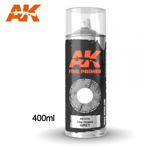 Fine Primer Grey - Spray 400ml (Includes 2 nozzles)