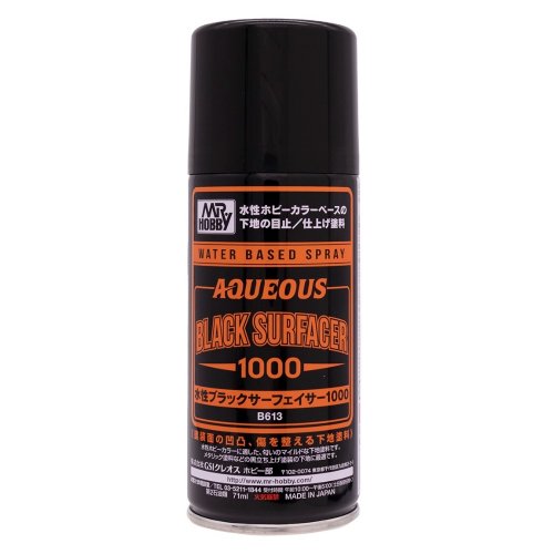     Mr. Aqueous Black Surfacer 1000 170.