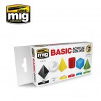    basic acrylic colors /  