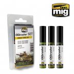 OILBRUSHER GREEN TONES SET (      )