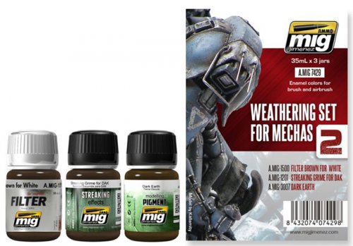 WEATHERING SET FOR MECHAS (   )