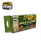    vegetation diorama colors /  