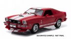 FORD Mustang II Cobra II 1978 Red with White Stripes