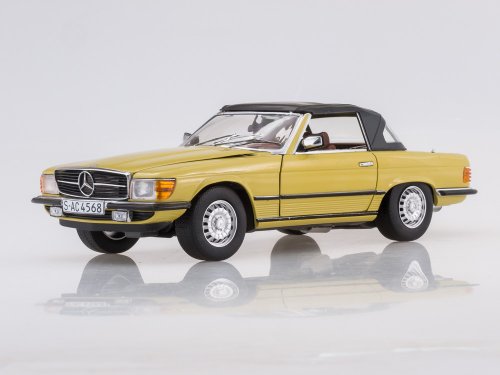 1977 Mercedes-Benz 350 SL Closed Convertible (Mimosa Yellow)