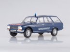 Peugeot 504 Break, blau, Gendarmerie, 1976, Turen und Hauben geschlossen