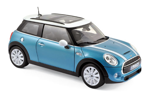 MINI COOPER S 2015 Electric Blue Metallic/White