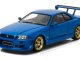    NISSAN Skyline GT-R (R34) 1999 Bayside Blue (Greenlight)